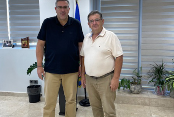 Συνάντηση του Αντιπεριφερειάρχη ΠΕ Αρκαδίας Κώστα Μανδρώνη με τον Πρόεδρο ΤΚ Πελάγους